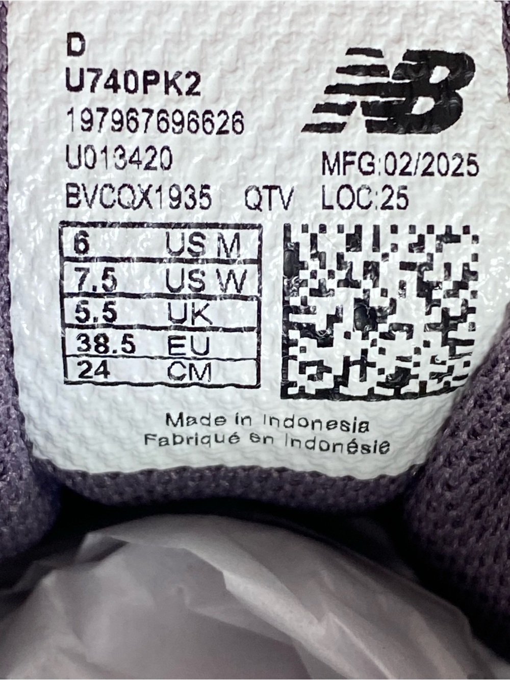 New Balance 740 U740PK2 Womens Size 7.5 Pink White Silver Running Shoes NEW - Picture 11 of 11